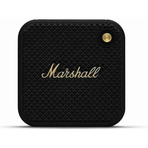 Беспроводная Bluetooth 5.1 колонка Marshall Willen, время работы более 15 ч, Type-C, с микрофоном, черный цвет - фото 2
