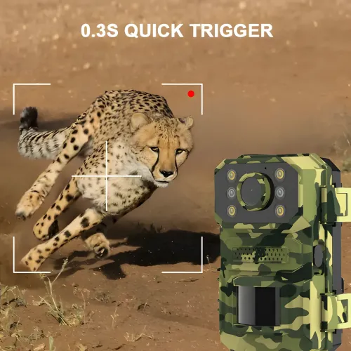 Фотоловушка для охоты с LTE-модулем HUNTING CAMERA 4G Камера с датчиком движения и солнечной батареей - фото 3