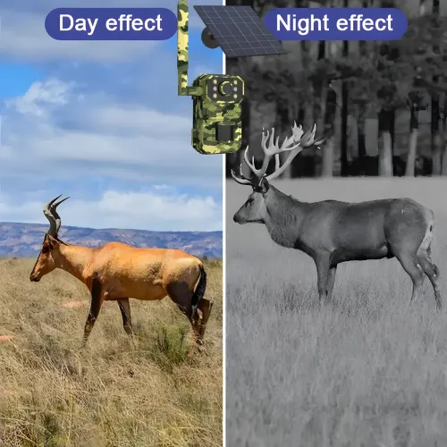 Фотоловушка для охоты с LTE-модулем HUNTING CAMERA 4G Камера с датчиком движения и солнечной батареей - фото 6