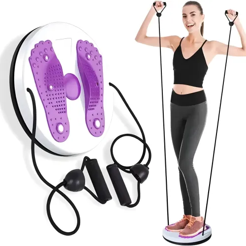 Вращающийся диск + массаж стоп Waist Twisting, 27 см. Диск здоровья для талии и мышц живота - фото 2