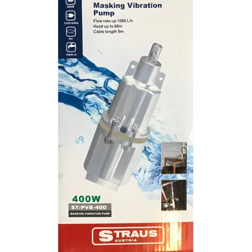 Вібраційний заглибний насос Vibration Pump ST/PVB-400 кабель 8 м електронасос, 400 W, 1080 л/год - фото 9