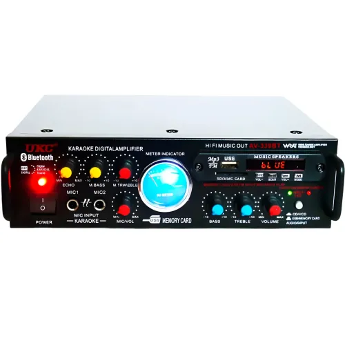Підсилювач потужності звуку UKC AV-339BT 300W - фото 4