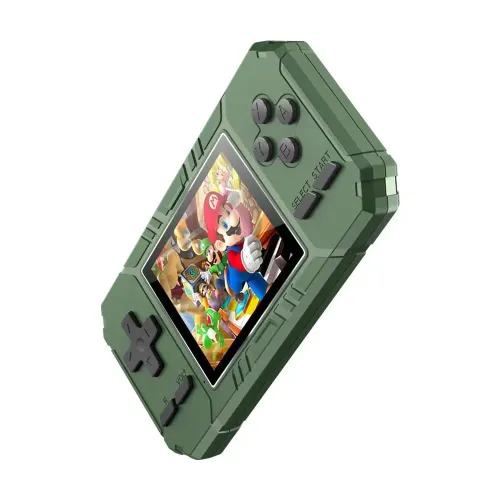 Портативная игровая мини консоль S8 с джойстиком, 500 игр, 8-битная, 3.0-дюймовый цветной ЖК-экран, RISE-Retro - фото 2