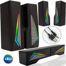 Jedel LED S550, SoundBar с чистым звучанием, USB + Jack 3,5 мм, портативная bluetooth акустика для ноутбука