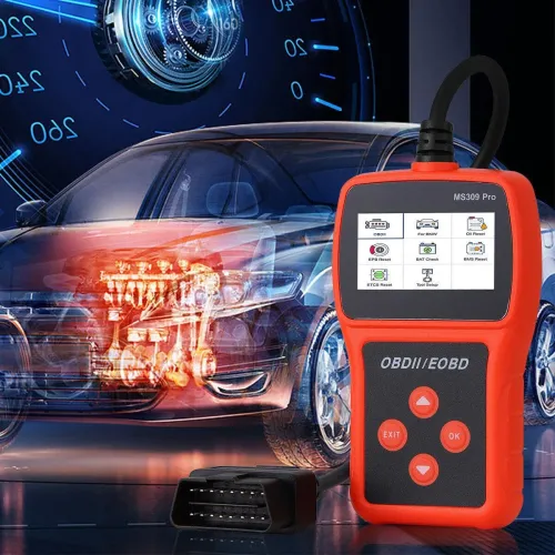 Сканер діагностичний MS309PRO OBD2, тестер несправностей двигуна, визначення DTC, заряду батареї, авто з 2006 г - фото 7