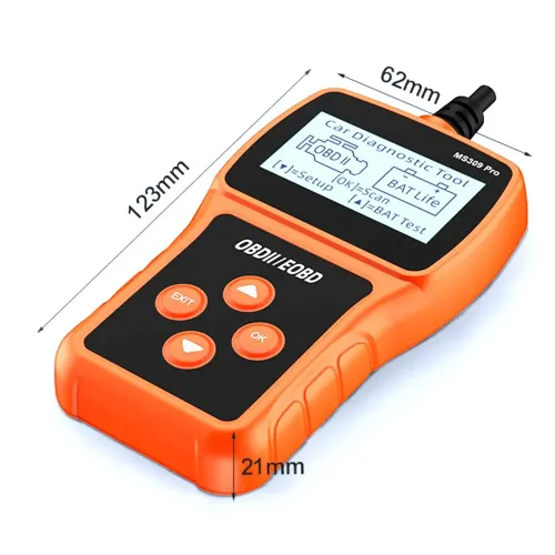 Сканер діагностичний MS309PRO OBD2, тестер несправностей двигуна, визначення DTC, заряду батареї, авто з 2006 г - фото 9