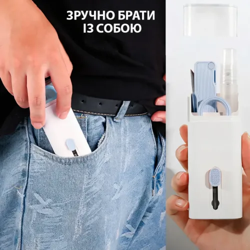 Очиститель гаджетов, набор для чистки Airpods, клавиатур, экранов, ноутбуков, мобильных - фото 3