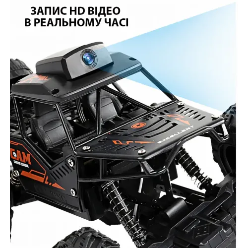 Машинка ZIPP Toys CAM на радіокеруванні, покращена багі з камерою 1 MP, чорний - фото 6
