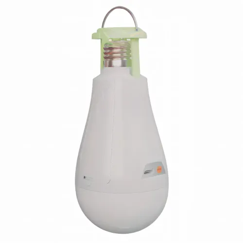 Перезаряжаемая лампа фонарь, 20W, светодиодная, USB, на крючке с входом под патрон E27, аварийная лампа, белая - фото 2