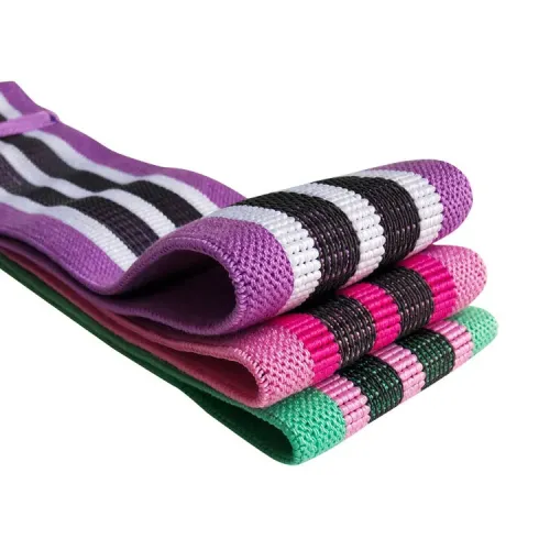 Набор тканевых фитнес резинок Luting Hip resistance bands 3 штуки, легкое, среднее и высокое сопротивление - фото 7