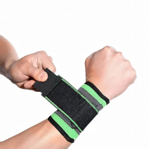 Компрессионный бандаж на кисть pressurized wristbands, эластичный бинт на запястье для занятий спортом,липучка - фото 7