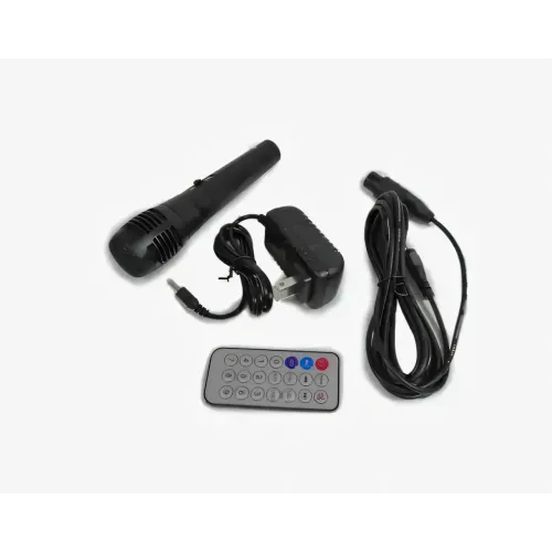 Портативная колонка Kimiso QS-1203, Bluetooth-колонка 12inch с микрофоном и светомузыкой, TF-карта, USB, FM - фото 6