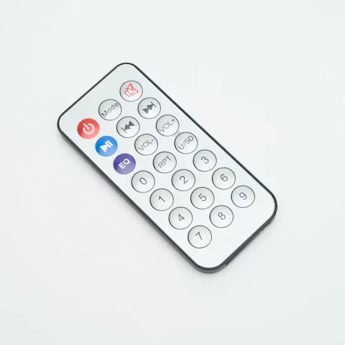 Портативная колонка чемодан Kimiso QS-1214 12 inch с микрофоном и светомузыкой, 900 Вт, 2 динамика, AUX, USB - фото 4