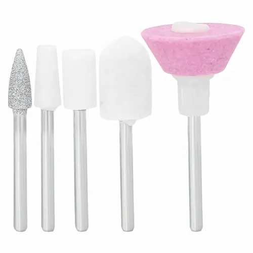 Фрезер для маникюра и педикюра Flawless Salon Nails, 65 Вт, 5 насадок, USB зарядка, 2 скорости, аккумулятор - фото 3