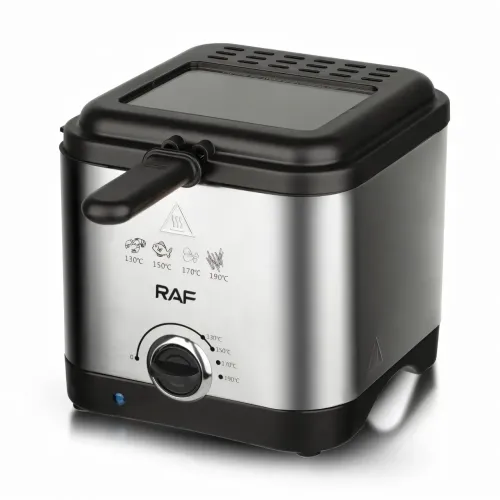 Электрическая фритюрница 2.5 л для жарки без масла, 1000 Вт, Deep Fryer RAF R5300, воздушный гриль, аэрофритюр - фото 2