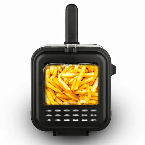 Электрическая фритюрница 2.5 л для жарки без масла, 1000 Вт, Deep Fryer RAF R5300, воздушный гриль, аэрофритюр - фото 5