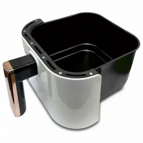 Аэрофритюрница Su Tai ST-606, аэрогриль 6 л, Air Fryer с антипригарным покрытием, электрофритюр 1000 Вт, белый - фото 5