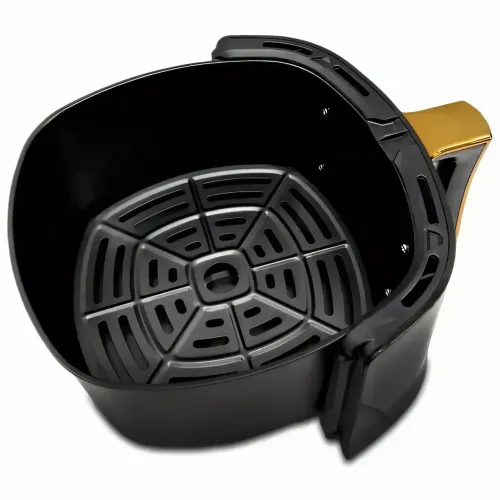 Аерофритюрниця Su Tai ST-805, Air Fryer 8 л, аерогриль 1800 Вт, 60 °C-210 °C, антипригарна чаша, чорний - фото 3