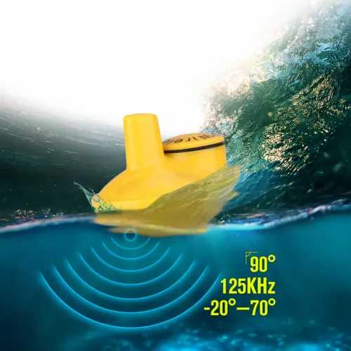 Портативный эхолот Fish Finder для летней и зимней рыбалки, обнаружение 0,6-73 м, 90°, водонепроницаемый - фото 4