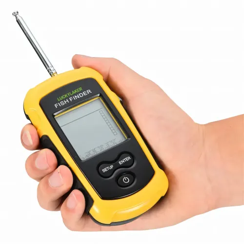 Портативный эхолот Fish Finder для летней и зимней рыбалки, обнаружение 0,6-73 м, 90°, водонепроницаемый - фото 3