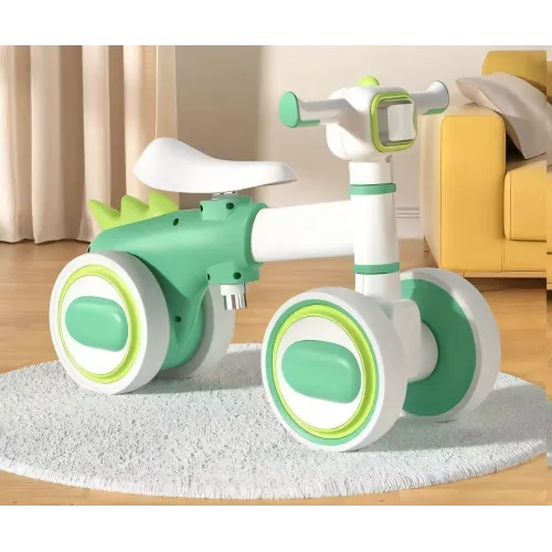 Беговел LS-1005 Bybeo Baby с музыкой и подсветкой, прогулочный велосипед 1-5 лет, 4 колеса, пластик, складной - фото 5