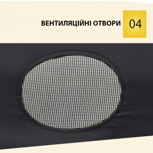 Сумка-переноска For Friends для собак і кішок до 5 кг, 36×22 см, на блискавці, з вентиляцією, візерунок сови - фото 8