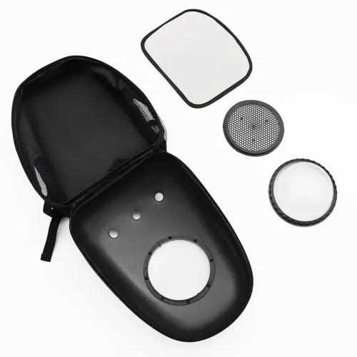 Рюкзак с илюминатором для домашних животных, переноска CosmoPet с окном, вентиляцией, 42х33х25см, красно-синий - фото 9