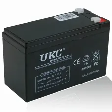 Аккумуляторная батарея 12В, BATTERY 12V 9A UKC, герметичный кислотно-свинцовый гелевый аккумулятор