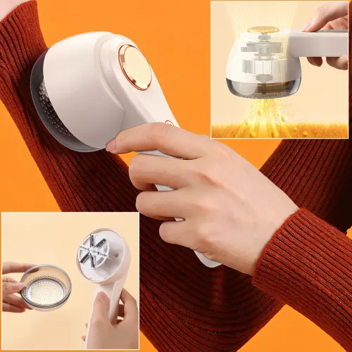 Машинка для удаления катышек, перезаряжаемый Hairball trimmer AND XL-888, Type-C, 19.5х7х7 см, кабель+щеточка
