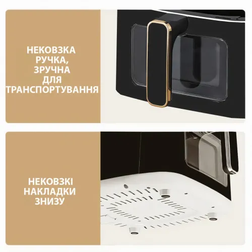 Аерофритюрница BITEK BT-5335, аэро гриль Air Fryer 3500 Вт, чаша 7,5 л, с термостатом и таймером, черный - фото 5
