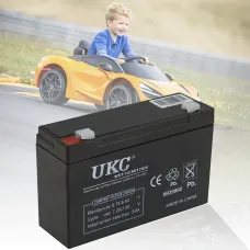 Свинцово-кислотный аккумулятор BATTERY 6V 12A UKC, герметичный гелевый AGM аккумулятор