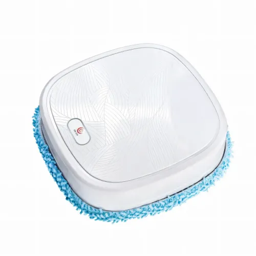 Моющий робот пылесос INTELEGENT AUTOMATIC BRUSH MOPPER 619, имитация ручного мытья пола, высота 6 см, белый - фото 2