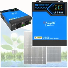 Гибридный инвертор  Raggie RG-MH2400W 24V MPPT-80A с зарядным устройством для солнечных панелей
