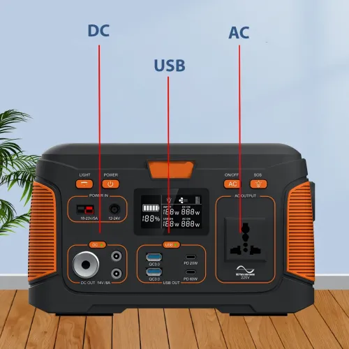 Мощная портативная электростанция, 300W с выходами USB, Type-C, DC, фонарь WX-1436, 83200 mAh - фото 9