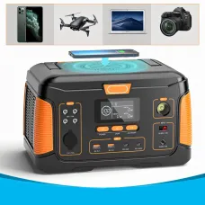 Портативная зарядная электростанция WX-1437, 500W, АКБ 140 400 мАч, разъемы USB, Type-C, DC, 2 розетки, фонарь