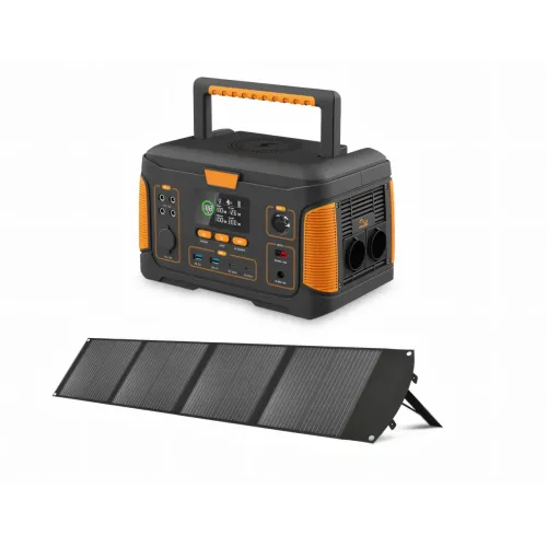 Портативная электростанция WX1438, 650W, (171 000 мАг), разъемы: USB, Type-C, DC, 2 розетки, фонарь - фото 2