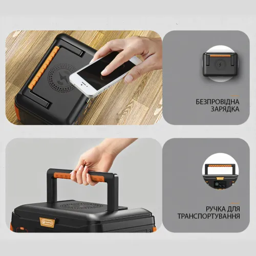 Портативна електростанція WX1439, 1000W (252 000 мА·год), чиста синусоїда, з USB, Type-C, DC, 2 розетки, ліхтар - фото 8