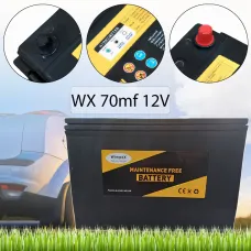 Аккумулятор WX 70mf 12V, необслуживаемый свинцово-кислотный герметичный акб с индикацией заряда