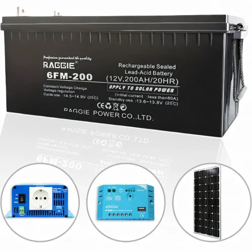 Гелевый аккумулятор 12V 200Ah, необслуживаемый АКБ RAGGIE AGM для бесперебойного питания