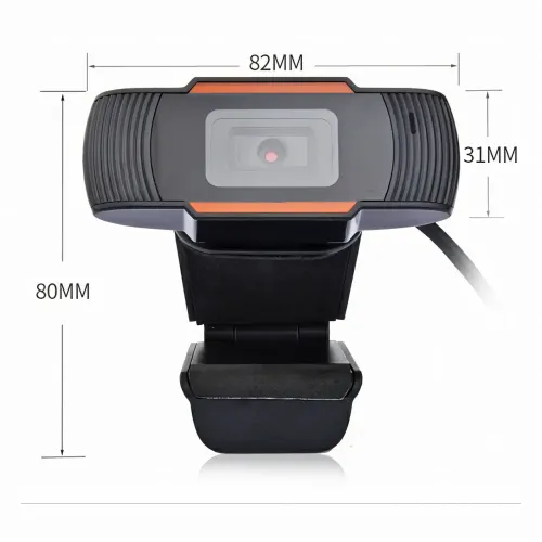 Вебкамера B1 HD 720P, професійна поворотна USB Web Camera із затискачем для кріплення на монітор - фото 9