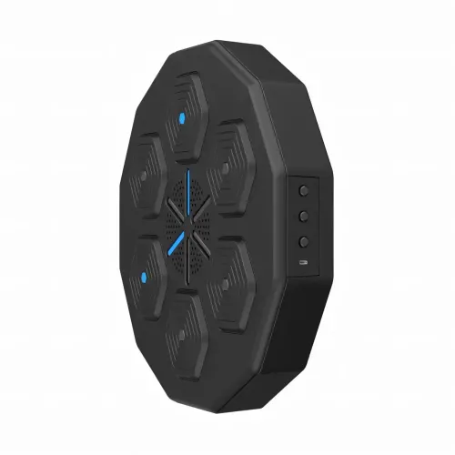 Музична інтелектуальна боксерська панель тренажер з LED-підсвіткою, Bluetooth, 40х40х7.5 см - фото 3