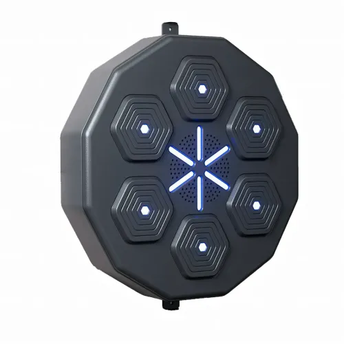 Музична інтелектуальна боксерська панель тренажер з LED-підсвіткою, Bluetooth, 40х40х7.5 см - фото 4