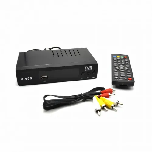 Цифровий ресивер UNIQUE U006 Metal, приставка Т2 тюнер для телевізора, підтримка IPTV і Wi-Fi антени - фото 5