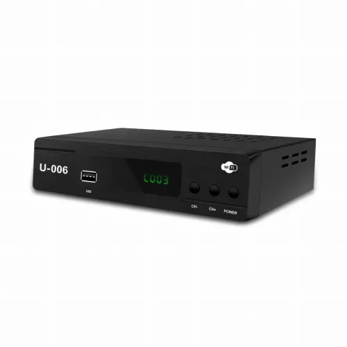 Цифровий ресивер UNIQUE U006 Metal, приставка Т2 тюнер для телевізора, підтримка IPTV і Wi-Fi антени - фото 3
