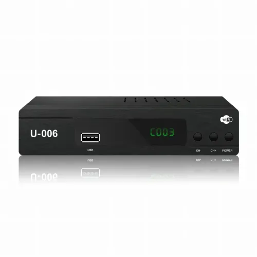 Цифровий ресивер UNIQUE U006 Metal, приставка Т2 тюнер для телевізора, підтримка IPTV і Wi-Fi антени - фото 2