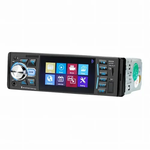 Автомагнитола MP5 4026 1DIN, с Bluetooth, сенсорным монитором 4.1, подсветкой кнопок - фото 3