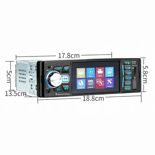 Автомагнитола MP5 4026 1DIN, с Bluetooth, сенсорным монитором 4.1, подсветкой кнопок - фото 8
