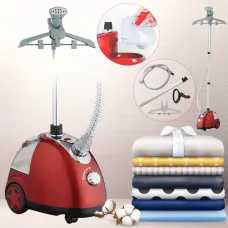 Вертикальный мощный отпариватель для одежды 3600Вт, BITEK BT-3037 с вешалкой для одежды, бак 1.5 л