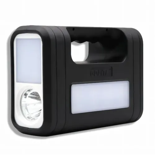 Портативна система освітлення GDPLUS-8017, DC6V3A, Ліхтар + 3 LED-лампи + сонячна панель 4000 mAh - фото 3