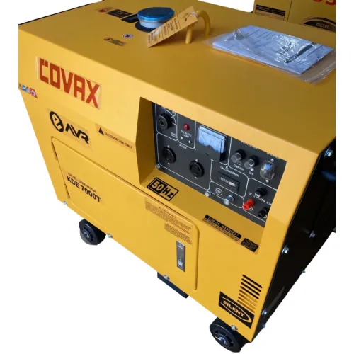 Дизельный генератор KDE7000T COVAX, 5/5.5 кВт, электрический пуск (5KW DIESEL SILENT) (AUTOMAT START) - фото 4